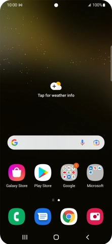The email message icon shows that you've received a new email message.