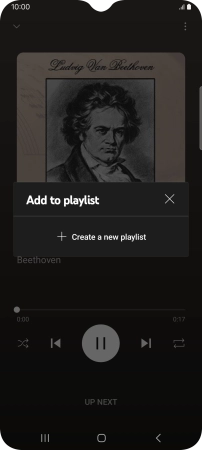 Press Create a new playlist.