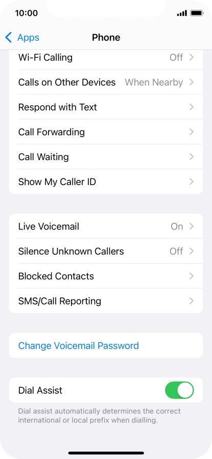 Press Silence Unknown Callers.