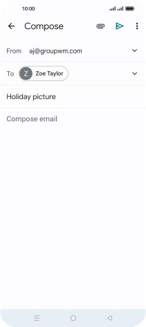 Press the text input field.