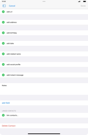 Press link contacts....