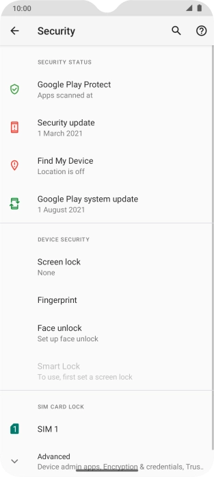 Slide your finger upwards starting from the bottom of the screen to return to the home screen.