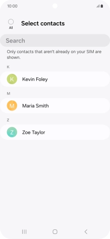 Press the field above 