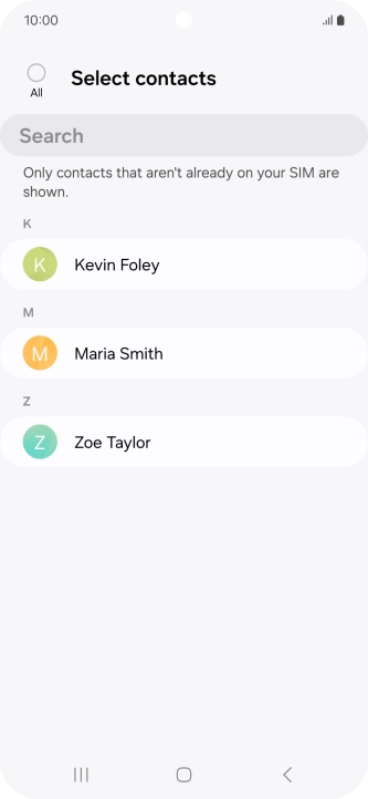 Press the field above 