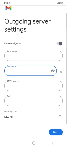 Press the field below 