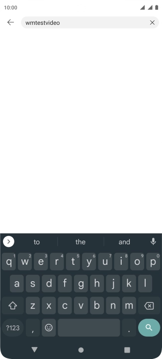Key in the required search word and press the search icon.