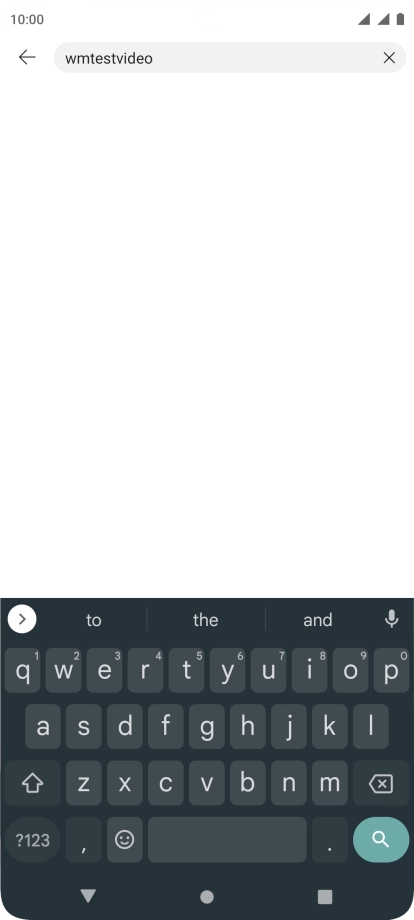 Key in the required search word and press the search icon.