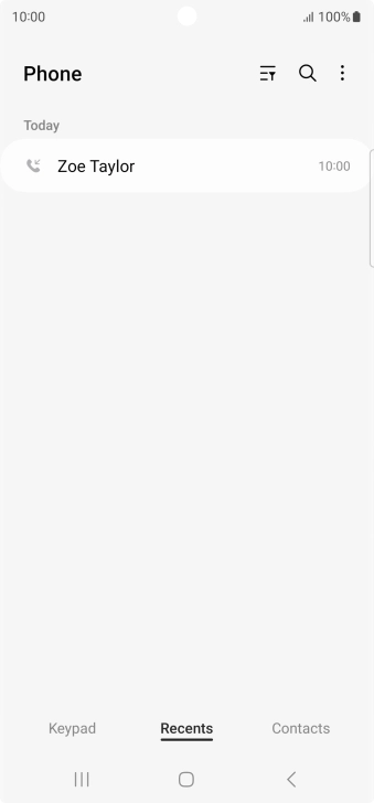 Press the required number. Press the required number.