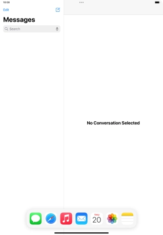 Slide your finger downwards on Dock to minimise it.