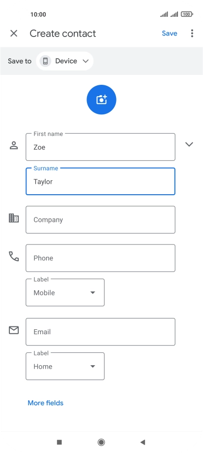 Press Phone and key in the required phone number.