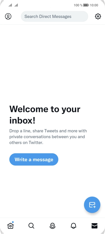 Press the new message icon.