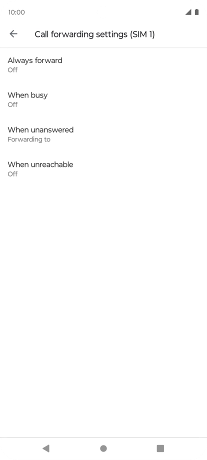 Press the Home key to return to the home screen.