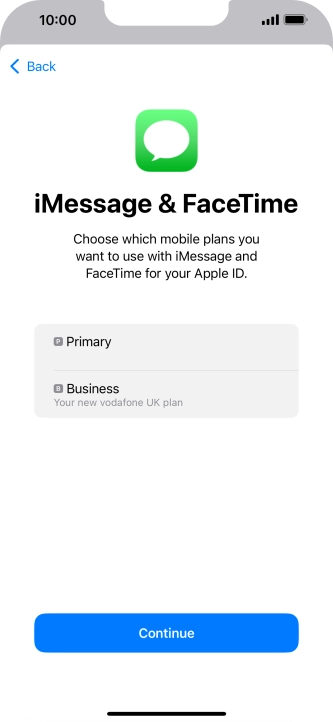 Press the required price plan. Press the required price plan.