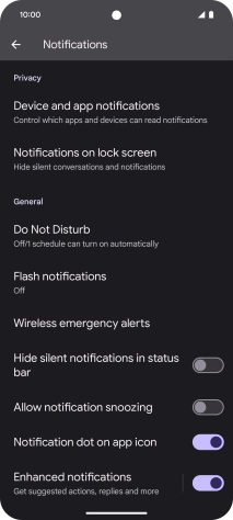 Press Do Not Disturb.