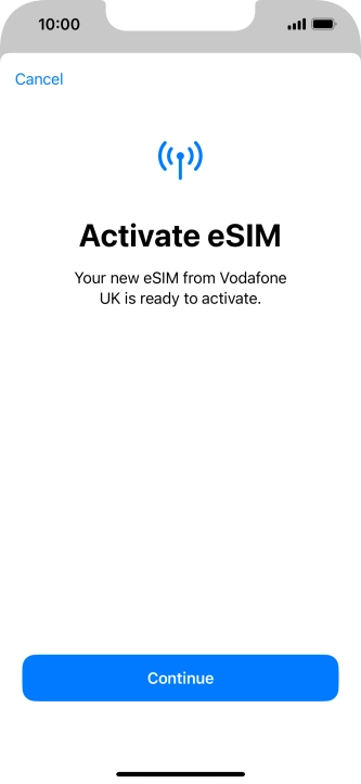 Press Continue. Press Continue.