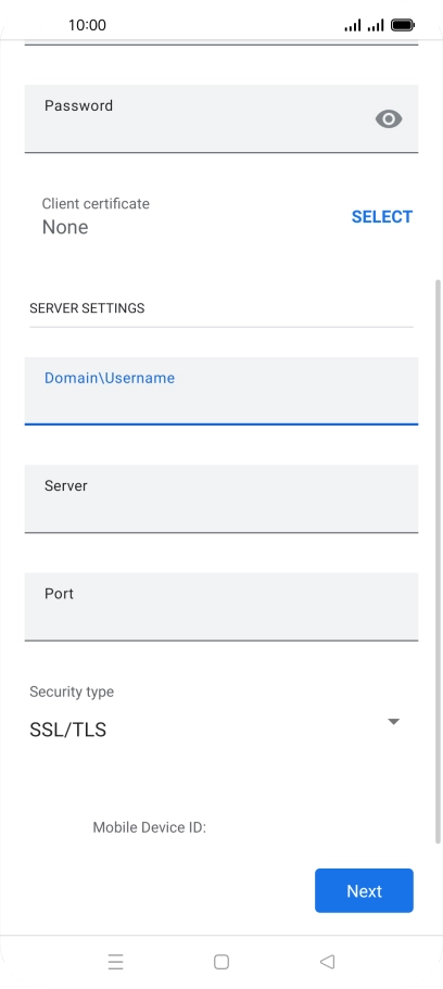 Press the field below Press the field below
