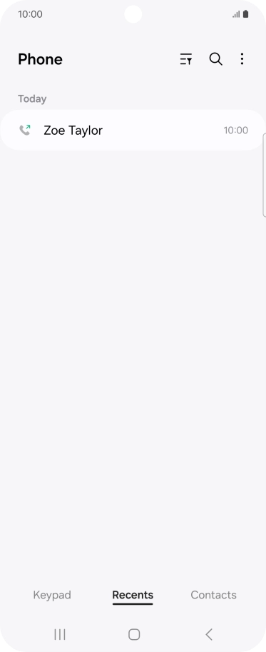 Press the required number.