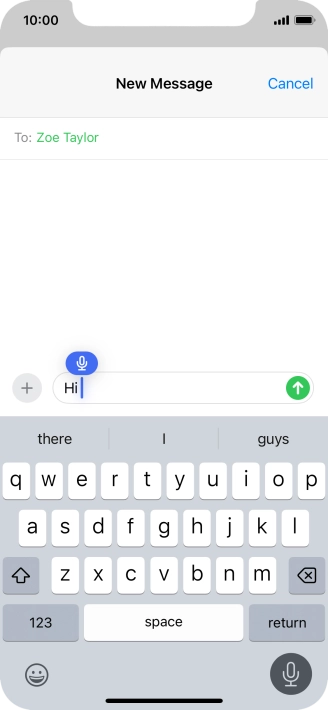 Press the microphone icon to end dictation. Press the microphone icon to end dictation.