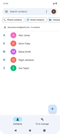 Press Fix & manage. Press Fix & manage.