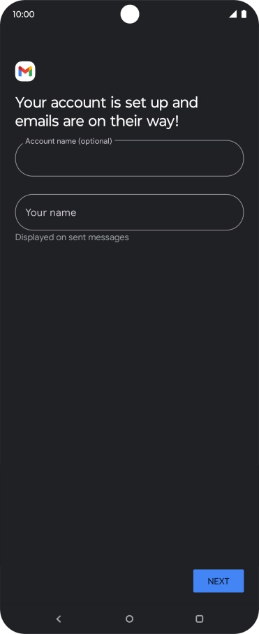 Press the field below 