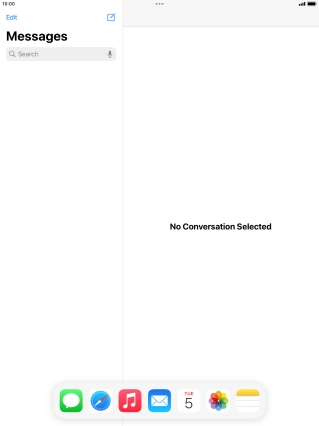 Slide your finger downwards on Dock to minimise it.