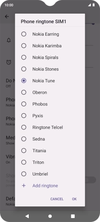 Press the required ring tones to hear them. Press the required ring tones to hear them.