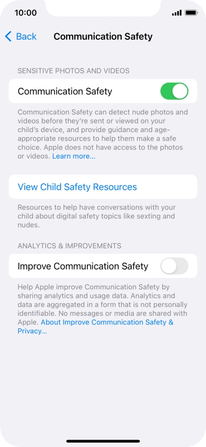 Press the indicator next to Press the indicator next to