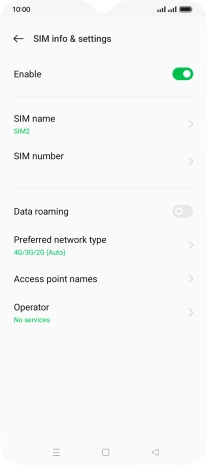 Press the indicator next to Press the indicator next to