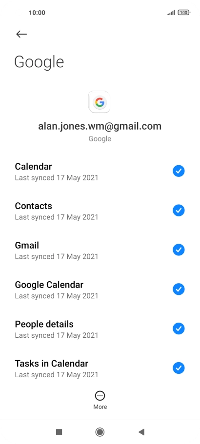 Press the Home key to return to the home screen.