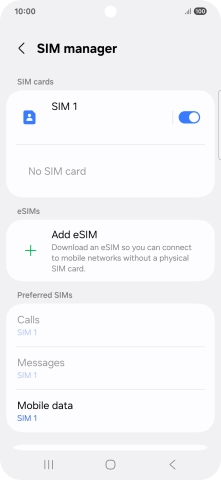Press Add eSIM. Press Add eSIM.