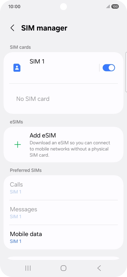 Press Add eSIM. Press Add eSIM.