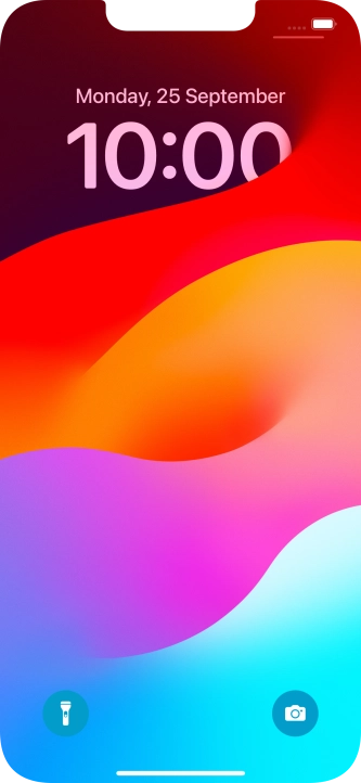 Slide your finger upwards starting from the bottom of the screen. Slide your finger upwards starting from the bottom of the screen.