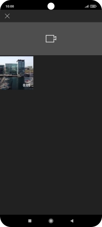 Press the required video clip.