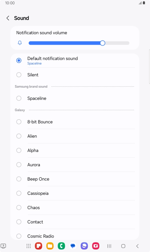 Press the required message tones to hear them. Press the required message tones to hear them.