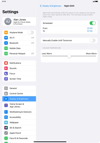 Press the indicator next to Press the indicator next to