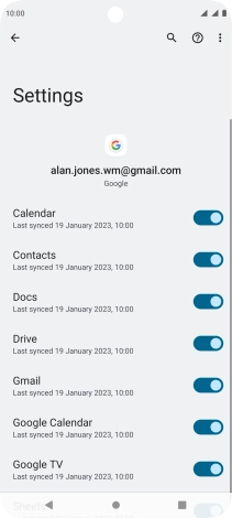 Press the Home key to return to the home screen.