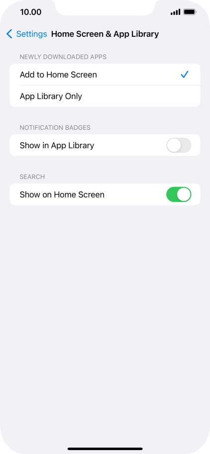 To add new downloaded apps to both the home screen and App Library, press Add to Home Screen. To add new downloaded apps to both the home screen and App Library, press Add to Home Screen.