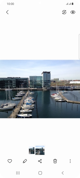 Press the Home key to return to the home screen.