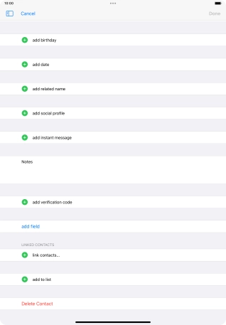 Press link contacts....