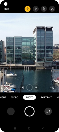 Press the required setting.