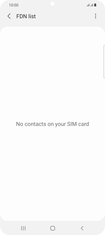 Press the menu icon. Press the menu icon.