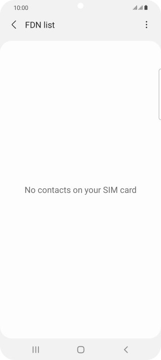 Press the menu icon. Press the menu icon.