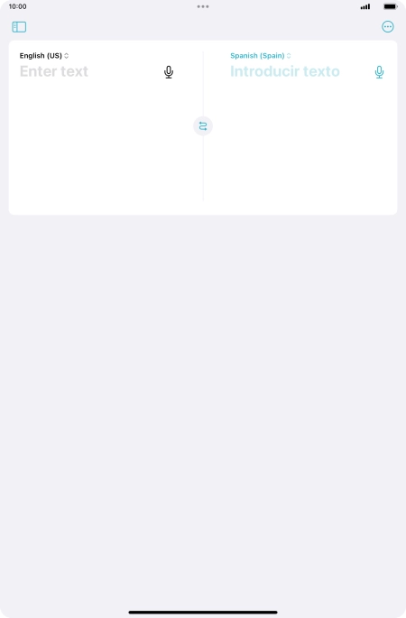 Press the first drop down list.