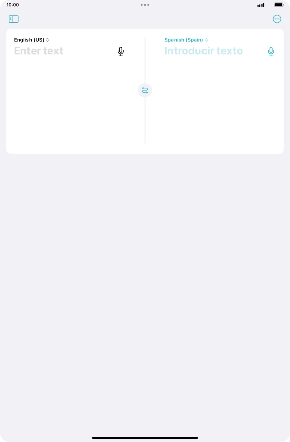 Press the first drop down list.