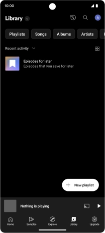 Press the drop down list.
