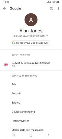 Press Find My Device.