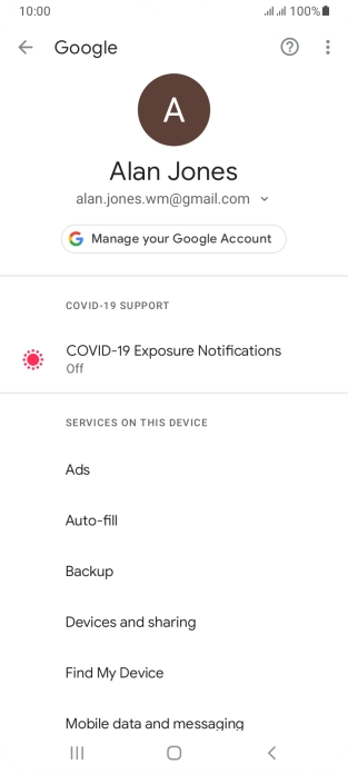 Press Find My Device.