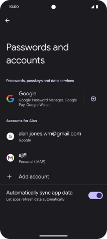 Slide your finger upwards starting from the bottom of the screen to return to the home screen.