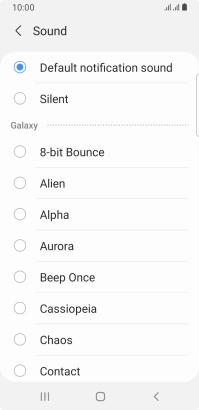 Press the required message tones to hear them.