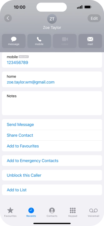 Slide your finger upwards starting from the bottom of the screen to return to the home screen.